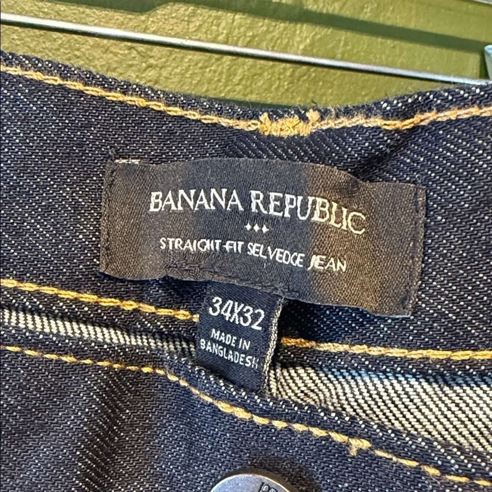 Banana Republic Men's Selvedge Denim Straight Jeans
